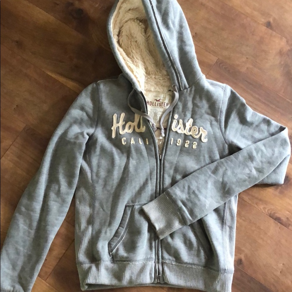 Hollister zip up hoodie